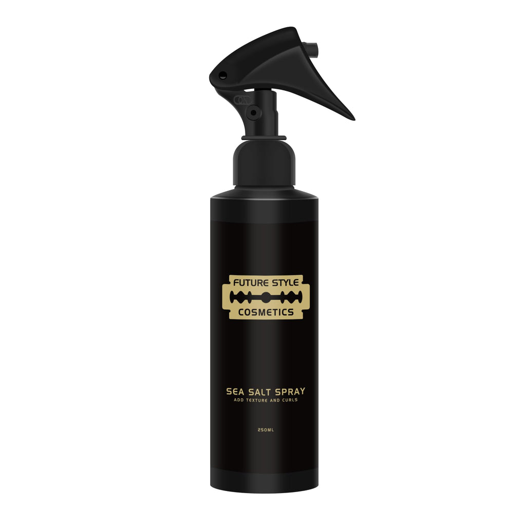 Future Style Cosmetics Sea Salt Spray for Hair Texture and Curls, 250ml, Black