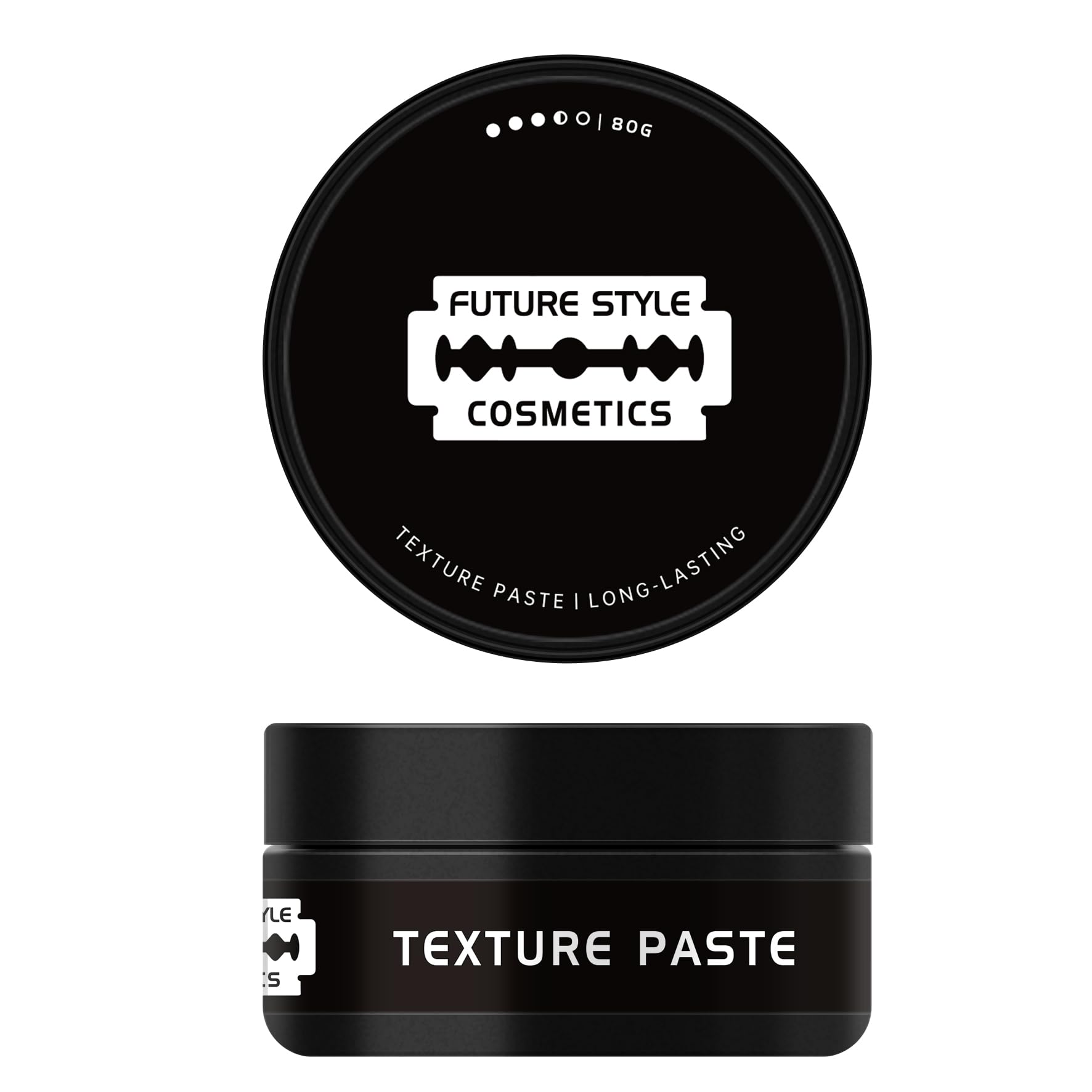 Future Style Cosmetics Long-Lasting Hair Texture Paste, 80g, Black